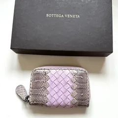 ボッテガヴェネタ　BOTTEGA VENETA コインケース　イントレチャート　ピンクのサムネイル