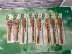 【８個セット】たけこうぼう　コーヒースプーン・ケーキフォーク・バターナイフ・クリームスプーン＃　＄