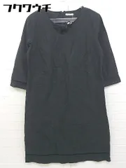 ◇ DO!FAMILY ドゥファミリィ 七分袖 膝丈 ワンピース サイズM ブラック レディース 【中古】 【1105310024056】のサムネイル