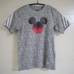 【adidas × Disney】ミッキー コラボ Tシャツ 110cm グレー 半袖 アディダス ディズニー 子供服 トップス 男の子 女の子