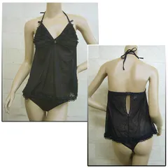 ベビードール ホルターネック セットアップ セクシー ランジェリー