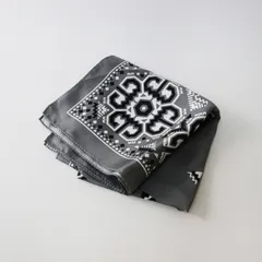 美品 ユナイテッドアローズ UNITED ARROWS バンダナ/グレー スカーフ ハンカチ【2400014551730】のサムネイル