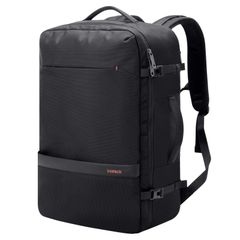 Color:ブラック_Size:42L [Inateck] 42L大容量トラベル リュックサック バックパック ビジネス 機内持ち込み 手荷物、15.6インチPC バッグ 撥水生地 ハンドラゲッジ、多機能 通勤 通学 出張 人気 耐衝撃 おしゃれ 男女兼用