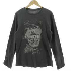 ガス GAS Tシャツ 長袖 ロンT グラフィック プリント コットン グレー ホワイト 白のサムネイル