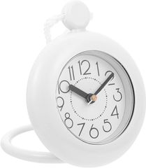 新品 AMIUKON バスルーム 時計 防水クロック 掛け時計 置き時計 防水 静音 ストラップ・スタンド付き 浴室 キッチン お風呂 家庭用 おしゃれ装飾 (ランヤード2)