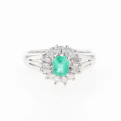 2025年最新】プラチナ ダイヤ＆エメラルドリングの人気アイテム