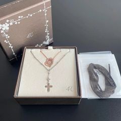 4°C　ヨンドシー　ネックレス　Floral Charm Necklace