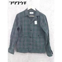 ◇ Dsh URBAN RESEARCH チェック 長袖 シャツ サイズ38 グリーン グレー メンズ 【中古】 【1101200009899】