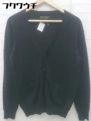 ◇ nano universe ナノユニバース 長袖 カーディガン サイズM ブラック レディース 【中古】 【1002801683191】