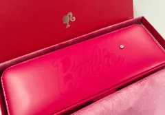 【新品・訳あり】バービー×COBU　牛革・日本製　マグネット片面筆箱　ふでばこ・ペンケース　★当店オリジナル★のサムネイル