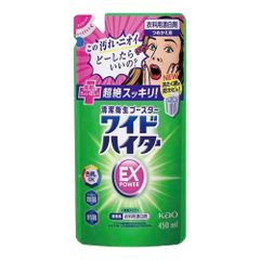 ネコポス送料無料 花王(Kao) ワイドハイターEXパワー つめかえ用 450ml 1個
