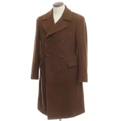 【中古】【未使用】タリアトーレ TAGLIATORE ウールナイロン ブリッラペルイルグスト別注 ダブルブレストコート ブラウン【サイズ48】【メンズ】のサムネイル