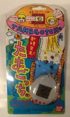 バンダイ 新種発見 たまごっち 新種発見 白クリア(赤ボタン)