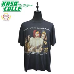 【MARILYN MANSON】マリリンマンソン "ROCK IS DEAD TOUR"  90`s Vintage Tシャツ XL相当