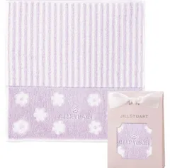 スリールハンカチパープル　ジルスチュアート