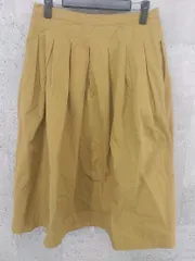 ◇ BEAMS BOY ビームスボーイ バックジップ　 膝下丈 ギャザー スカート ベージュ系 * 1002800214389 【中古】 【1002800214389】のサムネイル