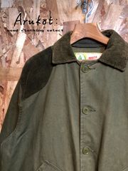 WOODS/ウッズ ハンティングジャケット 80sヴィンテージ カナダ製 コート丈可変