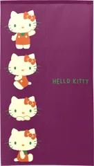 のれん 種類5:レトロカラー紫(92185)　サンリオキャラクター 幅85×丈150cm シナモン キティ マイメロディ リトルツインスターズ キキ ララ ポムポムプリン ポチャッコ ばつ丸(#18000183)