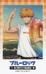 【中古】キャラカード 國神錬介(等身) 「ブルーロック in SWEETS PARADISE トレーディングフォト風ブロマイド」