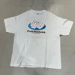 American Apparel アメリカンアパレル Fruit Sandwich Tee Tシャツ ホワイト系 size:XL 【中目黒A07】