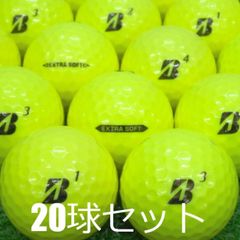 Used, Grade A Golf Balls - Bridgestone EXTRA SOFT Yellow 20-Ball Set. These Extra Soft balls offer a soft feel and long distance across all clubs! The ionomer cover and soft 2-piece construction provide a comfortable and extremely soft feel! Yellow. Free Shipping.