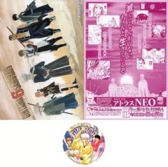 【中古】下敷き 集合(銀魂6侍)/星海坊主 B5下敷き＆ステッカー 「銀魂」 ジャンプフェスタ2008限定