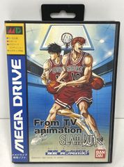 メガドライブ ソフト TVアニメ スラムダンク 強豪 真っ向対決！ MD 動作未確認 テレビ ゲーム レトロ【中古】【17-20250331-A627】【併売商品】