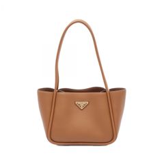 PRADA プラダ SOFT GRAIN トライアングルロゴ トートバッグ