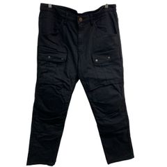 【美品】 56design 56デザイン ×EDWIN 056C09 ライダー カーゴ パンツ　3Lサイズ　ブラック系　黒系 14535-80