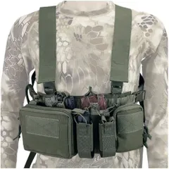 オリーブグリーン チェストリグ メッシュパネル付き オリーブグリーン チェストリグ メッシュパネル付き オリーブ