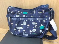 D1127  レスポートサック×PEANUTS  スヌーピー柄ショルダーバッグ