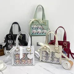 痛バッグ 小さめ 痛バ 痛ショルダー 推し活 いたば レディース 缶バッチ 推し活バッグ クリア 痛 バ いたば イベント おしゃれ プレゼント ギフト yyxb06 