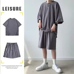 接触冷感 上下セット メンズ セットアップ ひんやり スポーツウェア 吸汗速乾 Ｔシャツ ショートパンツ トレーニングウェア ルームウェア 涼しい 半袖 薄手qcwcj25