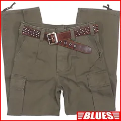 ドイツ軍 90s モールスキンカーゴパンツ  軍物 軍服 古着 メンズ 1 カーキ パンツ_ウエスト73cmから77cm一覧←SEULB屋着古← HH9817