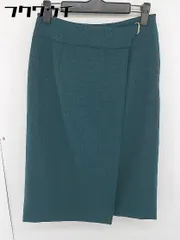 ◇ NATURAL BEAUTY BASIC 膝下丈 ナロー スカート サイズS グリーン系 レディース  【中古】 【1109210000738】