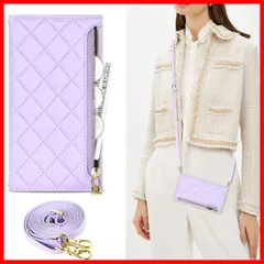 【人気商品】首掛け iphone7ケース肩がけ 刺繍 斜め掛け ストラップ付き ショルダーケース ケース 収納 ケース ケース ケース ファスナー型 iphone8 ジッパー式 クロスボディケース 耐衝撃 グリッドパターン ショルダー ショルダー レザー ip