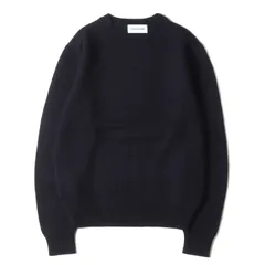 新品 LITHIUM HOMME リチウムオム ニット サイズ:40 現行モデル CARIAGGI カシミヤ ウール クルーネック ニット セーター 7GG CARIAGGI CASHMERE CREW-NECK KNIT トップス ネイビー【メンズ】のサムネイル