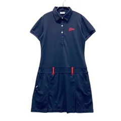 サイズ：M FILA GOLF フィラゴルフ  半袖ワンピース  ネイビー系 [240101511533] ゴルフウェア レディース ストスト