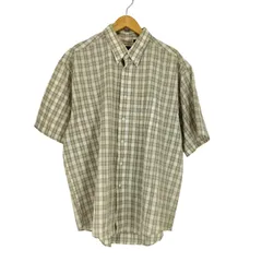 ヴァンヒューゼン VAN HEUSEN チェックシャツ メンズ  XL