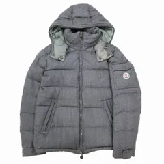 【美品/Tg.3】モンクレール　モンジュネーブル　ダウン　グレー　国内正規品 MONCLER モンクレール メンズ Montgenevre ダウンジャケット
