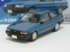 トヨタ カローラレビン 2ドア GT（青）83年式 LV-N284d【トミーテック社1/64ミニカー】【トミカの時】