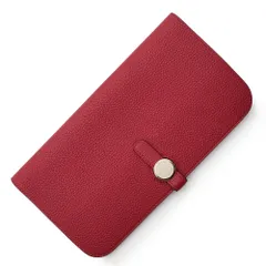 エルメス ドゴン ロング レクトヴェルソ 二つ折り長財布 トゴ レザー