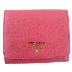 PRADA サファイアーノ メタル 1M0176 三つ折り財布 PRADA プラダ サフィアーノ ブルー 三つ折財布 アウトレット品