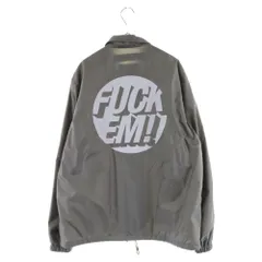 NEIGHBORHOOD (ネイバーフッド) 18SS BROOKS/N-JKT ロゴプリントコーチジャケット カーキ 181TSNH-JKM07のサムネイル