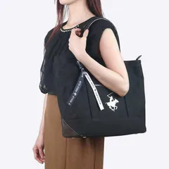 ビバリーヒルズポロクラブ BEVERLY HILLS POLO CLUB トートバッグ レディース BH1008N BK/BK/WH