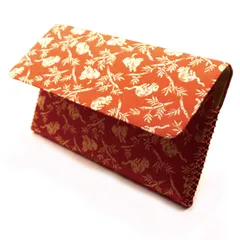 お値下げ中　新品　数寄屋袋　桐箱入り　茶道具　名物裂　15×23 茶道具 名物裂 新橋 数寄屋袋 有栖川牡丹紋 （ありすがわぼたん