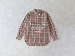 【SALE】have a good day / B/D CHECKSHIRT -BROWNのサムネイル