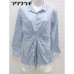 ◇ DRWCYS ドロシーズ 長袖 膝丈 シャツワンピース サイズ1 ライトブルー レディース 【中古】 【1102230015805】のサムネイル