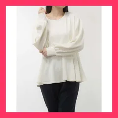 ★スタッフおすすめ★【オケージョン】ペプラムカットソー  ◇身長163cm B84 W63 H89/モデル着用サイズM 上品　おすすめ おしゃれ　★売れ筋★　人気 高見え　高級感