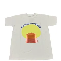 Le bonjour surf / T-shirt S SLV a Tent print  YELLOW